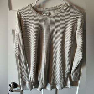 Abercrombie and Fitch soft and cozy waffle shirt - XS
